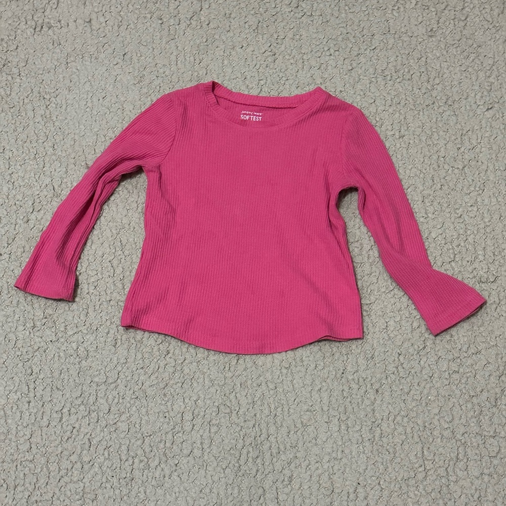 Jumping Beans Fuchsia Long Sleeve Kids Tee